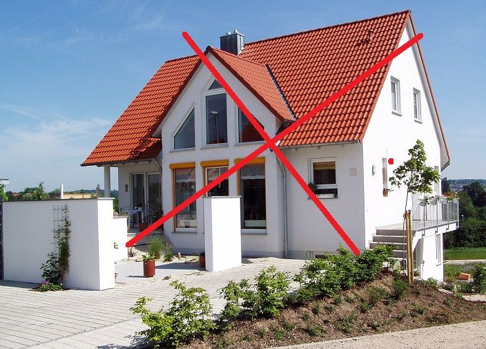 
                               Einfamilienhaus verboten
                              