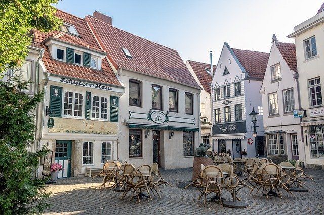 
                               Die Bremer Altstadt mit ihrer historischen Architektur.
                              
