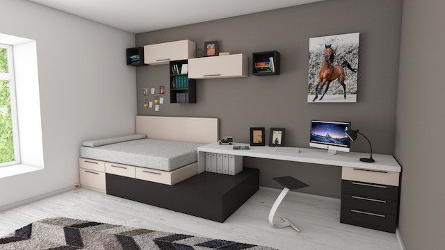 Kleine Räume erfordern multifunktionale Möbel, die Platz sparen und funktional sowie qualitativ hochwertig sind.