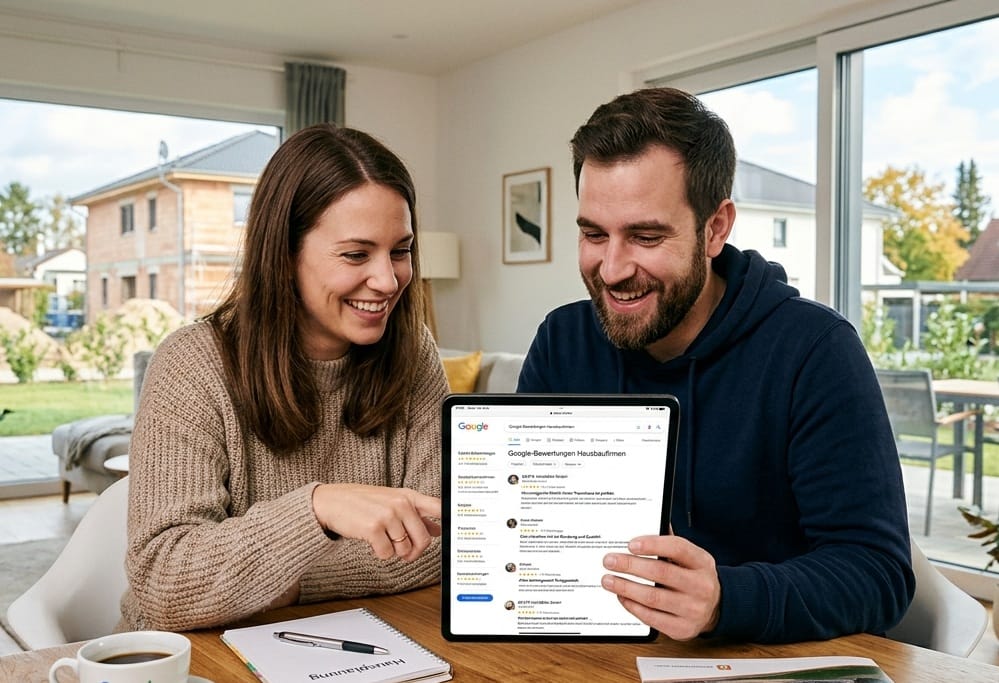 Google-Bewertungen für Hausbaufirmen: