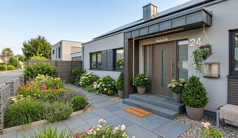 Hauseingang gestalten: Ideen, Tipps & Materialien für einen attraktiven Eingangsbereich