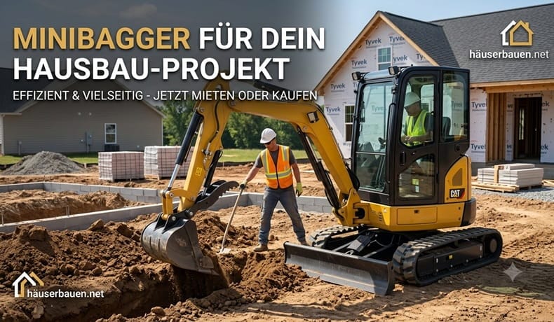 Minibagger: Kaufen, Mieten & Kosten 2026 – Der vollständige Ratgeber