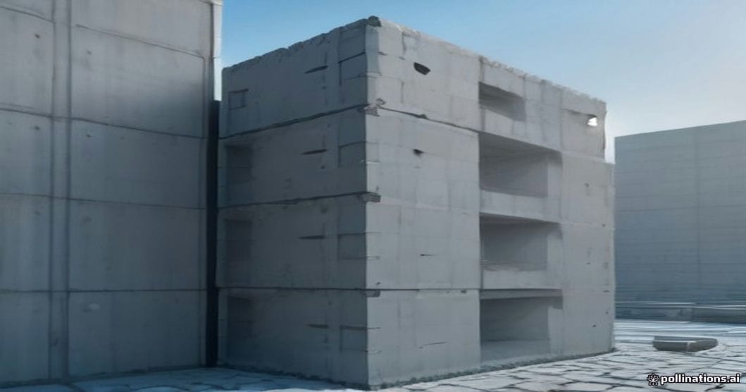 
                               Porenbetonsteine auf einer Baustelle
                              