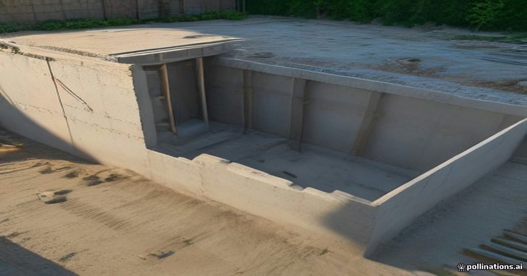 
                               Kellerwand mit Abdichtung und Drainage
                              