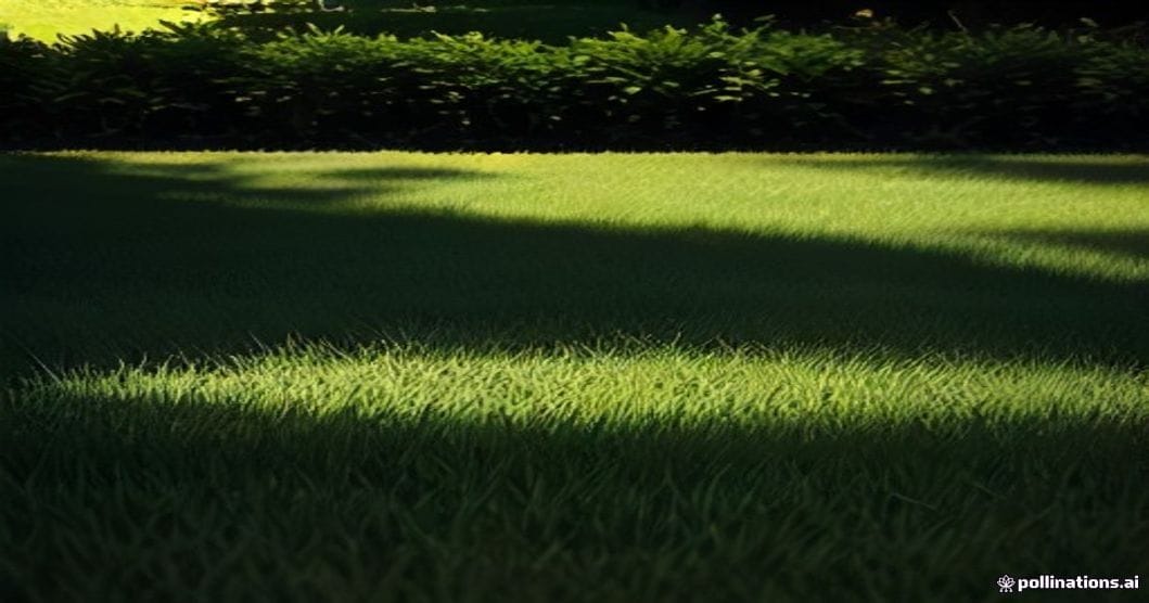 
                               Frisch verlegter Rollrasen im Garten
                              