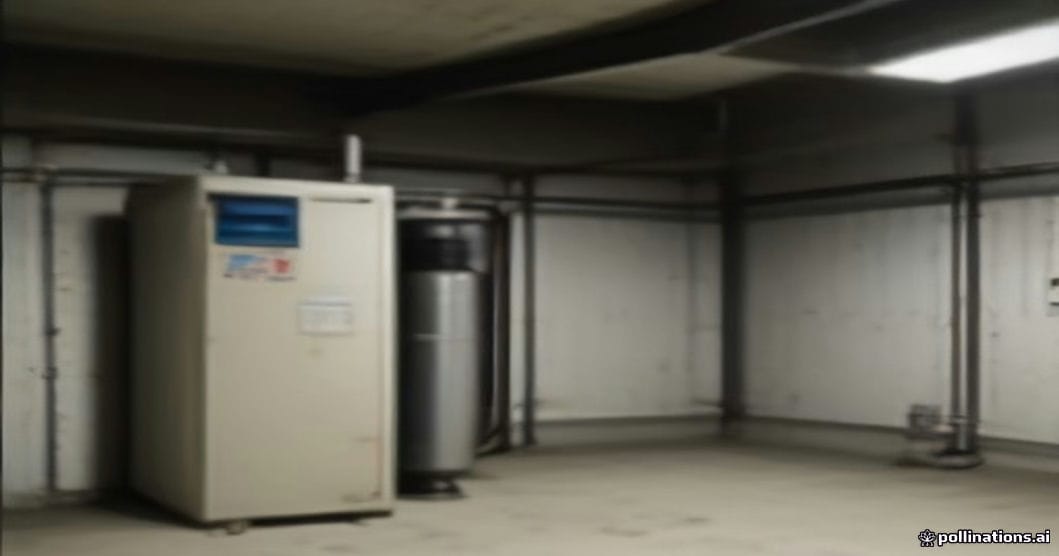 
                               Pelletkessel im Heizungsraum
                              